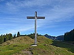 Das Gipfelkreuz der Karspitze
