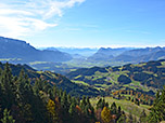 ...und über das Inntal zu den Kitzbüheler und Zillertaler Alpen