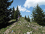 Am Gipfelrücken des Seebergkopfs