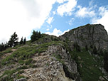 Endspurt zur Bad Kissinger Hütte