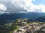 Blick nach Süden zu den Lechtalern...