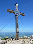 Dsa Gipfelkreuz am Aggenstein