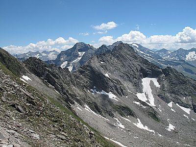 Blick nach rechts zur Popbergspitze