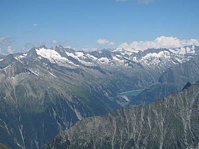 Blick zum Speicher Zillergründl