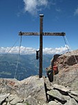 Gipfelkreuz der Ahornspitze