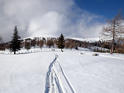 ... das Aineck verstecken sich meist in den Wolken.