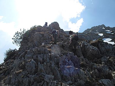 ...am blockigen Grat