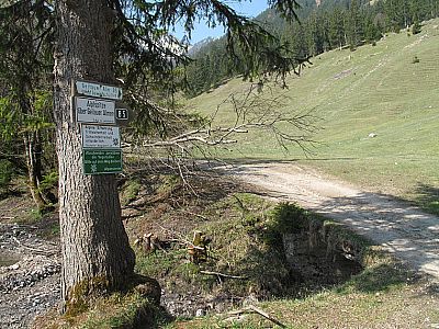 Hier geht es links...