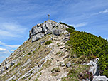 Die letzten Meter zum Gipfel