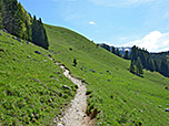 ...schlagen wir den Weg zur Schönfeldhütte ein