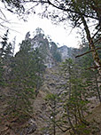 Ein erster Blick zum Almkogel-Gipfel