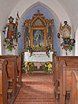 Das Innenleben der Theklakapelle