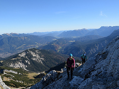 Nach den Trittbügeln folgt ein Stück im Gehgelände