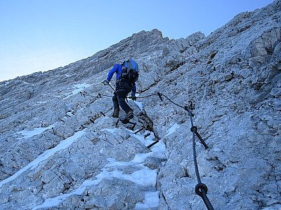 ...  und durchwegs gut gesichert.