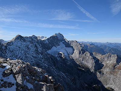...die Zugspitze und...
