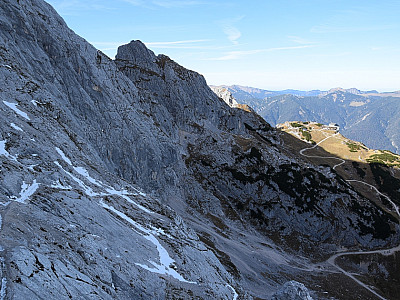 Hier müssen wir queren ...