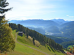 Erste Ausblicke über das Pustertal