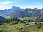 Wilder Kaiser und Huberalm