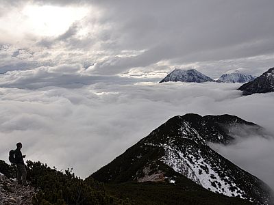 ... und wir genießen die Aussicht in vollen Zügen.