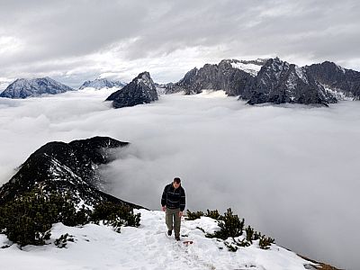 bevor wir vor einer Traumkulisse ...
