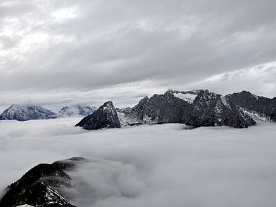 Hohe Munde, Gehrenspitze und Dreitorspitze