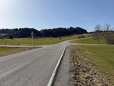 Wir folgen kurz der Auerbergstraße...