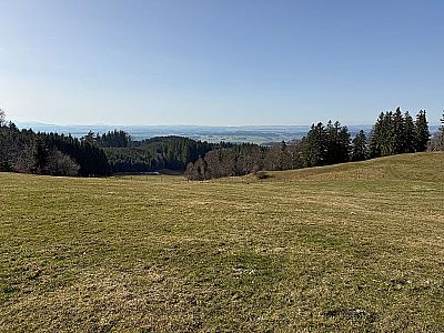 Begleitet vom Blick auf das Ostallgäu...
