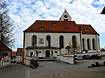 Abmarsch an der Kirche in Stötten