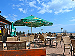 Auf der Terrasse des Panoramagasthofs auf dem Auerberg