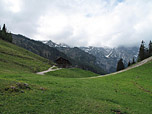 Am Sattel vor der Bärenbadalm