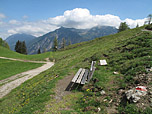 Sitzbankerl neben der Bärenbadalm