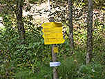 Der Weg zur Baumhartenschneid ist bestens beschildert