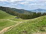 Blick zurück auf die Senke