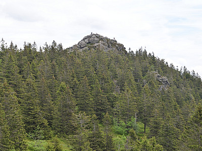Der Große Seeriegel rechts von uns