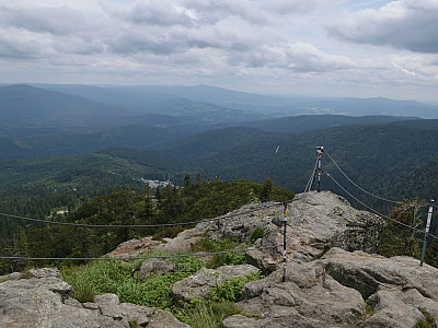 Der Blick in die Wolken vom Großen Seeriegel ... 