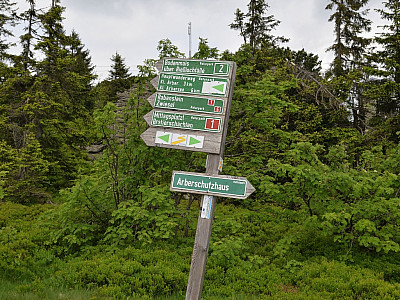 Der Kleine Arber ist unser nächstes Ziel 