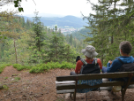 Die Aussicht von der Schweiklsruh auf Bodenmais