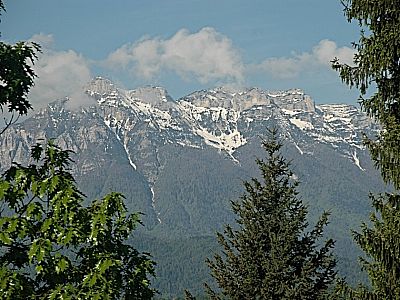 Filadonna von Levico Therme aus gesehen