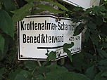 Schild am Eingang ins Schwarzenbachtal
