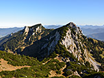 Blick zurück zu Latschenkopf und Achselköpfe