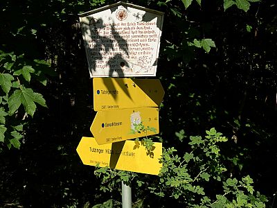 Wir folgen weiter dem Wegweiser nach Benediktbeuern 