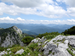 Der Blick am Latschenkopf vorbei nach Südosten