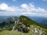 Der Blick vom Gipfel nach Osten