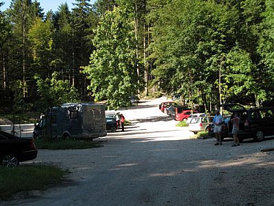 ...am Wanderparkplatz