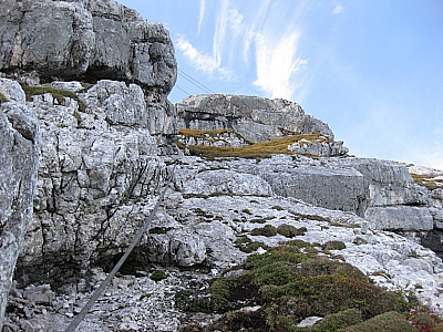 Aufstieg zum Flying Fox.