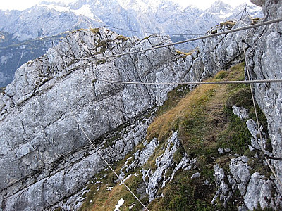 Flying Fox mit Umgehungsmöglichkeit.