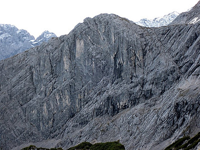Bernadeinkopf von der Bergstation des Alpspitzbahn.