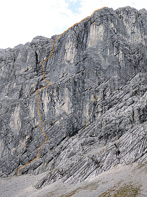 Topo des Mauerläufersteigs.