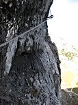 Wunderschön ausgesetzter Quergang nach 145 Hm.