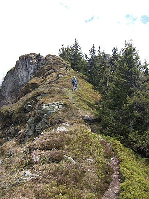 Weiter geht's über den Rücken